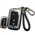 thumbnail image 1 of Key Cover with Keychain Fit for Lexus Key Fob Durable Key Fob Holder Metal Key Shell Silicone Smart Remote Key Case for ES350 GS300 GS350 GS430 GS450h ISC IS250 IS350 LS460 LS600h, 1 of 9