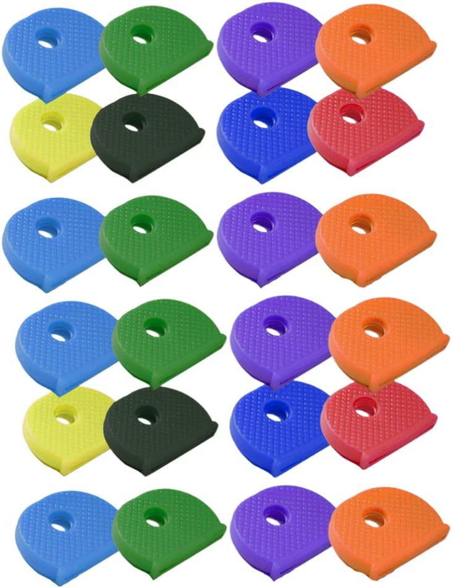 Key Covers Caps PVC Key Caps Colored Easy Identifying Flexible Key ...