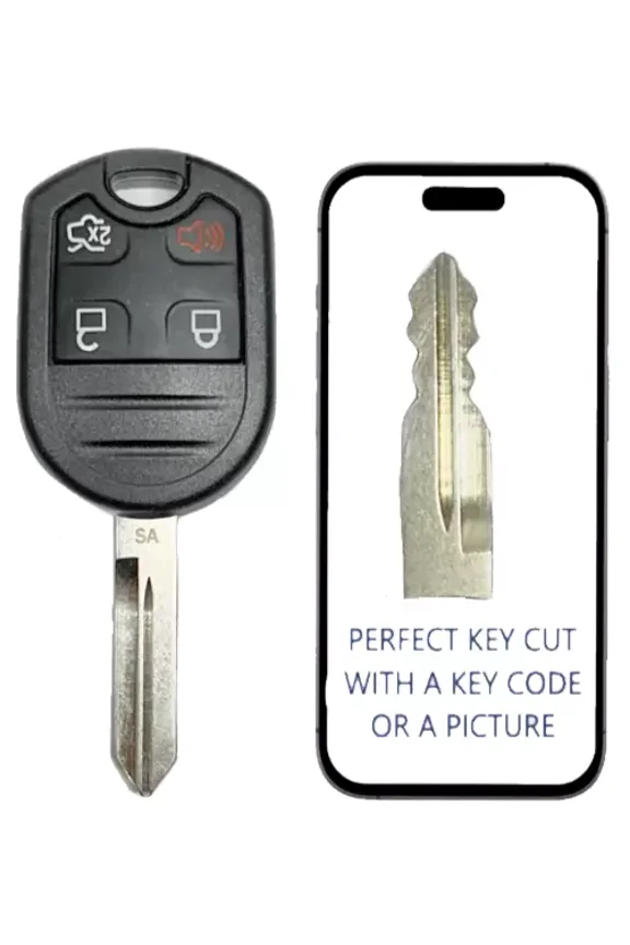 Key Cut 4b Remote Key for Ford 2006 - 2019 164-R8073 Cwtwb1u793 80 Bit Sa Chip