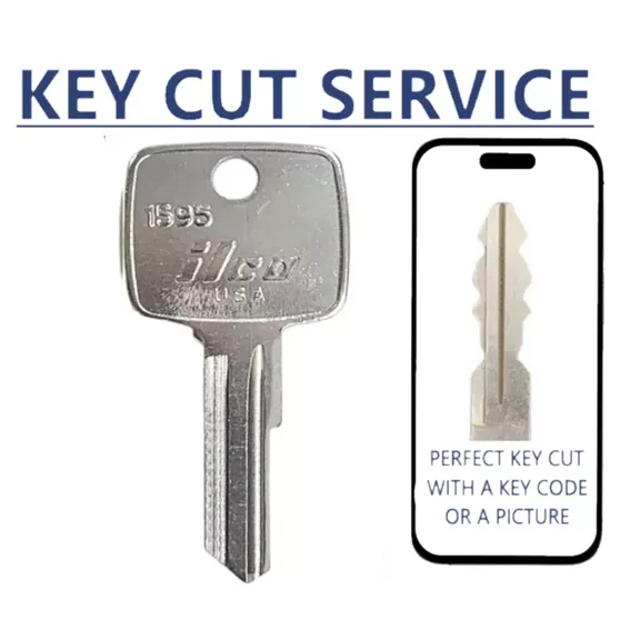 Key Cut + Ilco - 1595 Key for 1997-2013 Freightliner Century / 2001-2004 Mack LE