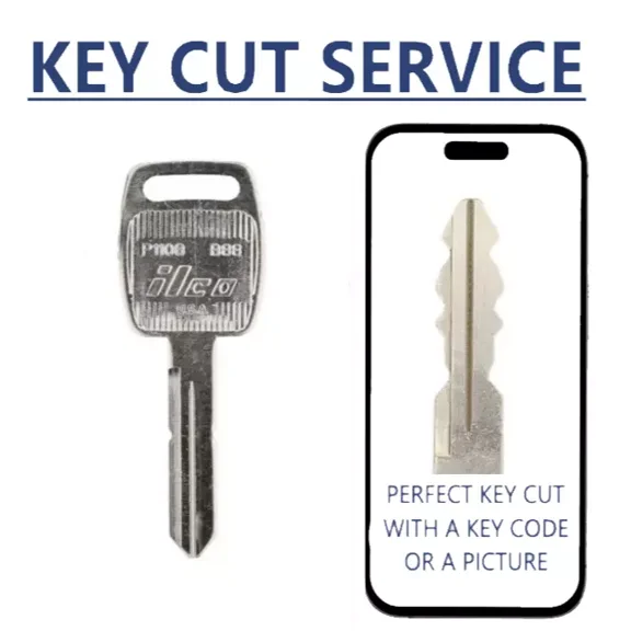 Key Cut Peterbilt Various Models 18 Wheelers Semi B88 P1108 GM21 GM25R Key Blank