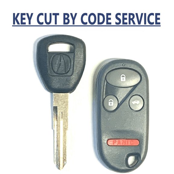 Key Cut Service + Acura MDX 2001-2006 HD106 (13) KEY + REMOTE E4EG8D-444H-A A+++ VLS