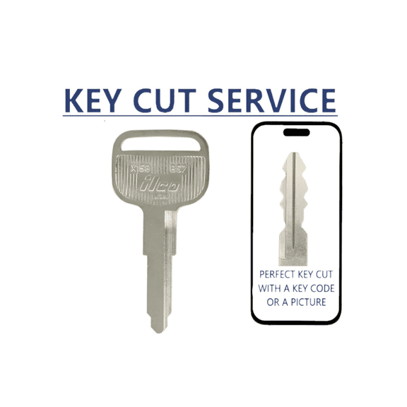 Key Cut Service + Ilco - X158 / B57 / ISU2 Chevy - GMC - Isuzu - Key Blank