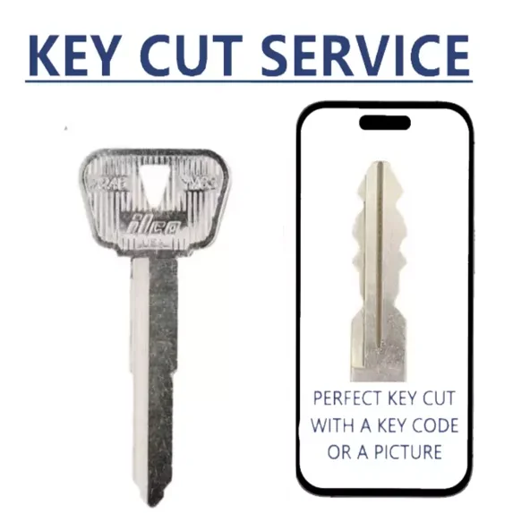 Key Cut Service + Ilco - YM63 / Yamaha Motorcycle Key Blank YH35RBP ...