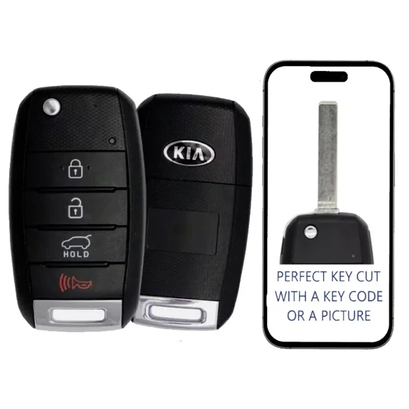 Key Cut Service + New Kia Sportage 2016 - 2020 Remote Flip Key TQ8-RKE-4F27 A+++