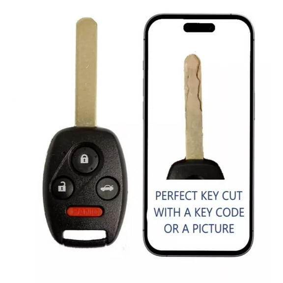 Key Cut Service + Remote Key Honda Civic 2006 - 2013 N5F-S0084A 35111-SVA-306