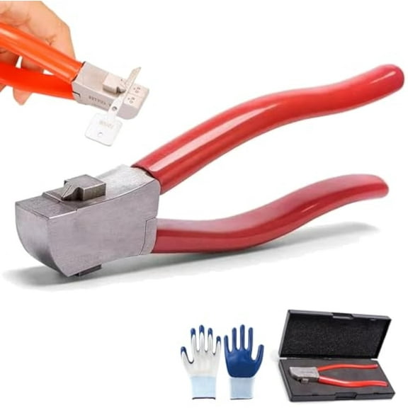 Key Cutter Pliers, Handheld Key Cutter Stainless Steel Cutting Pliers with Center Line Scale, 0.5 To 0.6mm Key Cutting Machine for Cars Vehicles Car Key Maker (1pc)