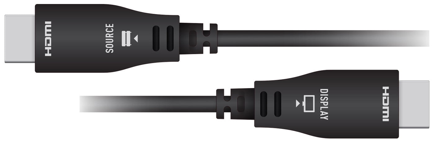 Key Digital 131FT (40M) 4K@60Hz/444/18G - Plenum Active Optical HDMI Cable, CMP/FT6 UL Rated KD-AOCH131P, Black