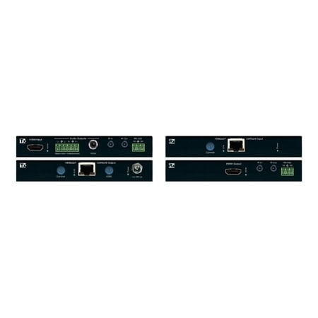 Key Digital - XOA Series Power over HDBaseT/HDMI CAT5e/6 Tx and Rx HDMI Extenders - Black
