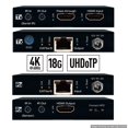 thumbnail image 1 of Key Digital 4K UHDoTP with HDR HDMI Extender(Transmitter/Receiver) Kit. Extends 4K 18G to 35m (115ft), 1080p to 50m (164ft). 4K to 1080p Down Convert, 1 of 4