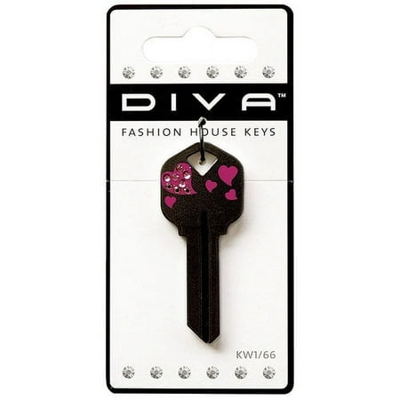 Key,Diva Heart #66 Kw1 by HILLMAN FASTENER