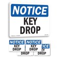 thumbnail image 1 of Key Drop OSHA Notice Rigid Plastic Sign 18 Inch x 12 Inch - 5 Pack, 1 of 8