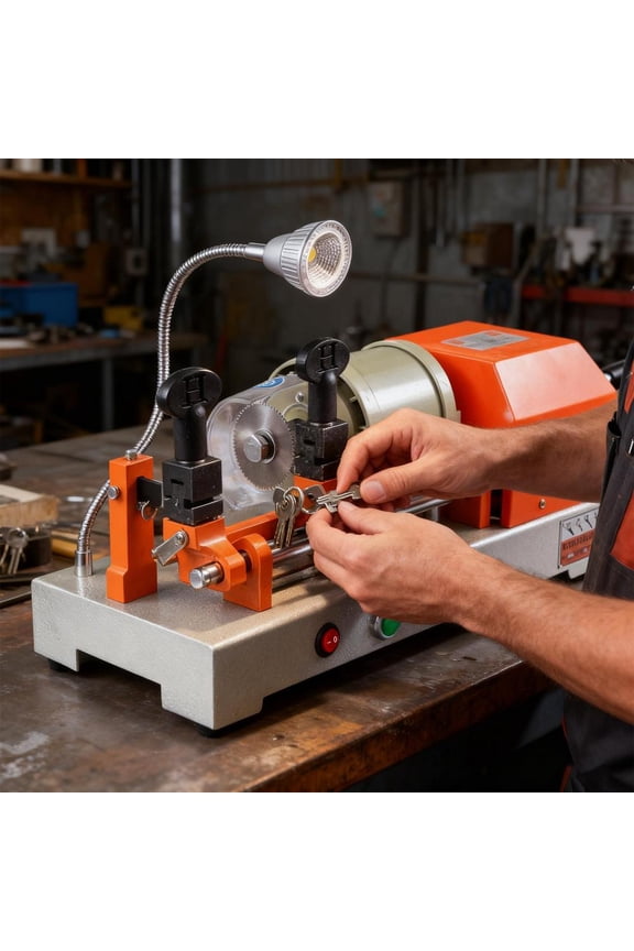 Key Duplicator Machine, 110V Cutting Duplicate Equipment, Cutter Machines for Cutting Metal Objects for Duplicating House Door Car