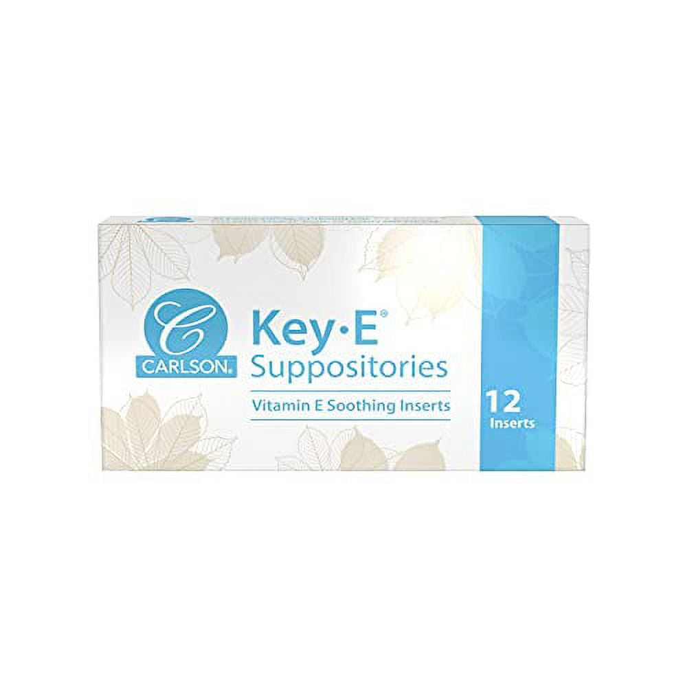  KeyE Suppositories, 30 Iu Vitamin E Suppository, Lubricates Dry