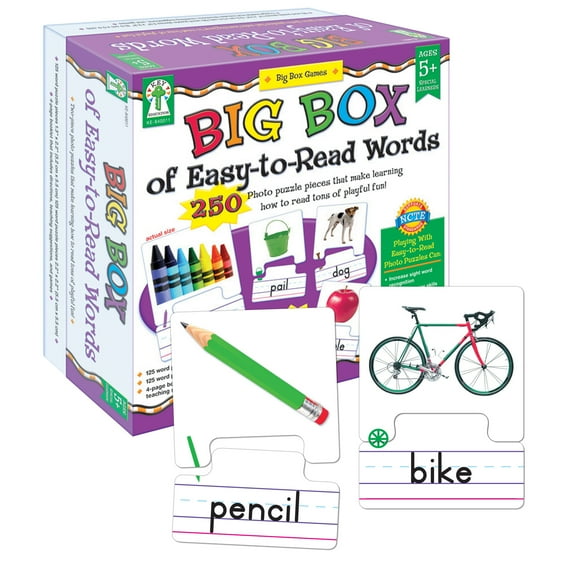 Key Education Big Box of Easy-to-Read Words Puzzle