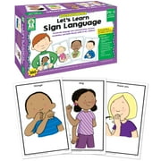 Key Education Lets Learn Sign Language Learning Cards 160 cards Grade PK-2