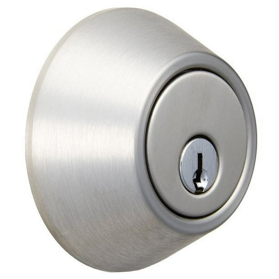 Key Entry Single Cylinder Deadbolt, Stainless Steel