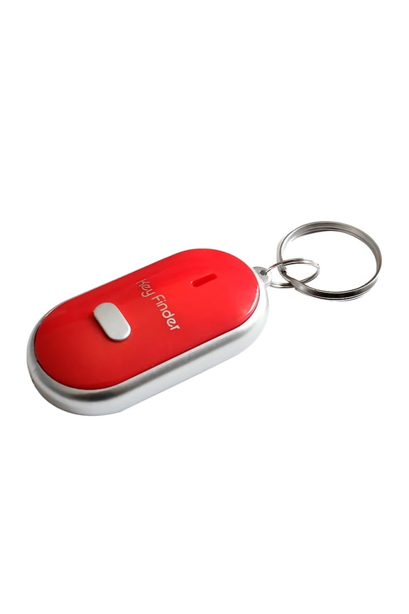 Key Finder Anti-Lost Locator Device with Whistle Sound LED Flashlight Keychain for Keys Bags Pet 2.8 x 1.2 x 0.4 Inch