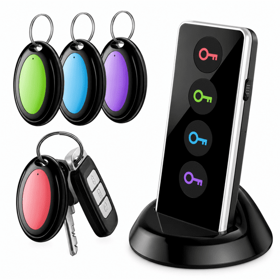 4-in-1 Wireless Remote Tracker for Keys, Loud Beeping Alert & Easy Tracking for Home, Office & Daily Use
