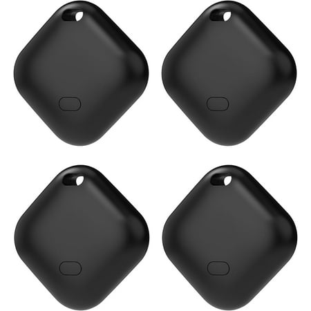 air tags Key Finder, Wallet Tracker Works with Apple Find My (iOS Only), Replaceable Battery, Water-Resistant, Bluetooth Item Finder for Bags, Luggage, Pets & Backpack, White