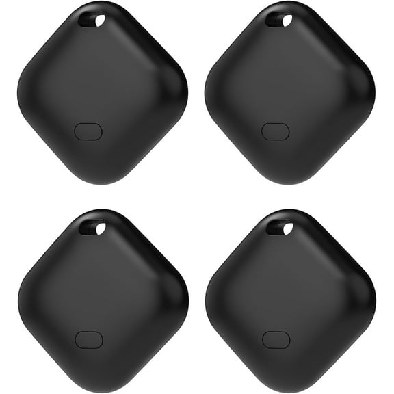 air tags Key Finder, Wallet Tracker Works with Apple Find My (iOS Only), Replaceable Battery, Water-Resistant, Bluetooth Item Finder for Bags, Luggage, Pets & Backpack, White
