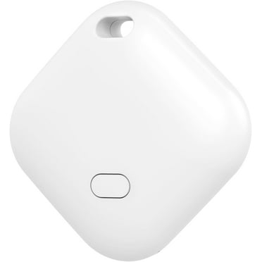 Key Finder, Wallet Tracker Works with Apple Find My (iOS Only), Replaceable Battery, Water-Resistant, Bluetooth Item Finder for Bags, Luggage, Pets & Backpack, White