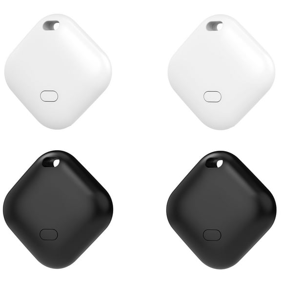 Key Finder, Wallet Tracker Works with Apple Find My (iOS Only), Replaceable Battery, Water-Resistant, Bluetooth Item Finder for Bags, Luggage, Pets & Backpack, White