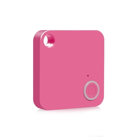Key Finders Smart Tracker ,Bluetooth Locator Wireless Anti Lost Alarm Sensor Device Remote Finder, for Kids Locating Phone Keys Wallets Luggage Item Finder (4 Pack Pink)