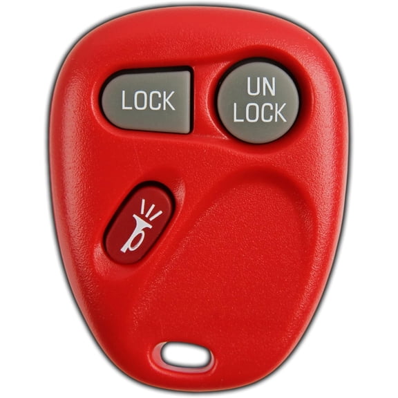 Key Fob for 1998 1999 2000 2001 2002 2003 2004 Cadillac Escalade Chevrolet Chevy Silverado Suburban Tahoe GMC Yukon Sierra Remote, 3-Button 15042968, Programming Guide Included