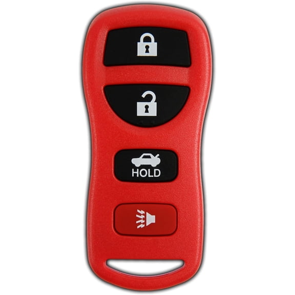 Key Fob for 2002 2003 2004 2005 2006 2007 2008 2009 2010 2011 2012 2013 2014 2015 2016 2017 Nissan Altima Maxima Remote, 4-Button KBRASTU15, Programming Guide Included