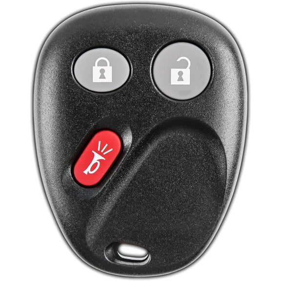 Key Fob for 2002 2003 2004 2005 2006 2007 2008 2009 Chevrolet Chevy Trailblazer Envoy Oldsmobile Bravada Buick Rainier Remote, 4-Button 15008008, Programming Guide Included