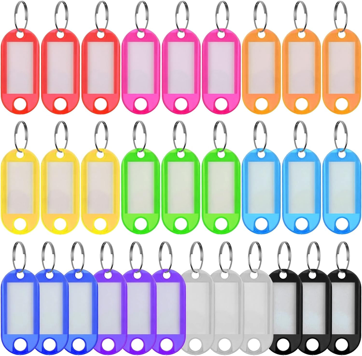 Key Fob Can Be Writed, Pack of 30 Key Labels, Key Fobs for Labelling in ...