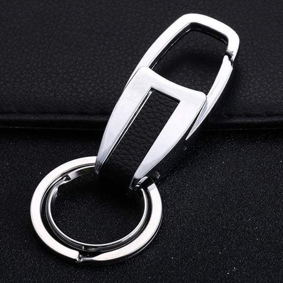 Metal Keyring with Double - Car Key Chain Pendant, Stylish Accessory for Keys and Decoration