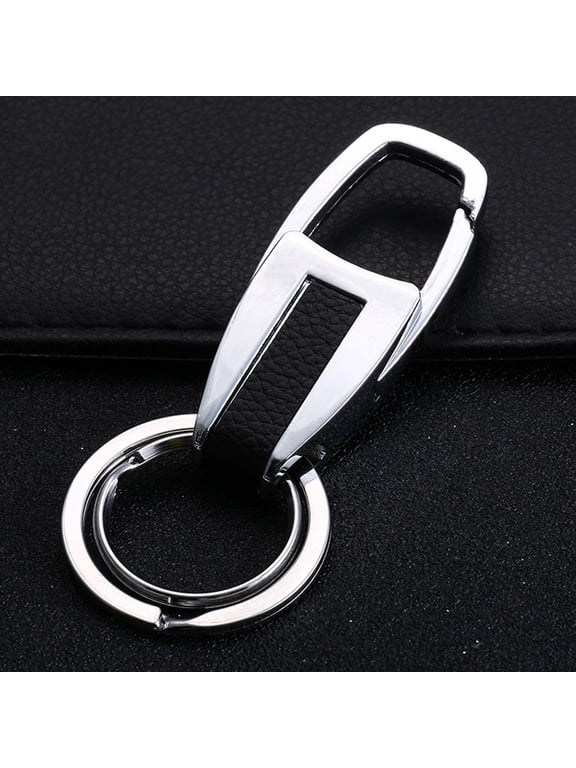 Metal Keyring with Double - Car Key Chain Pendant, Stylish Accessory for Keys and Decoration