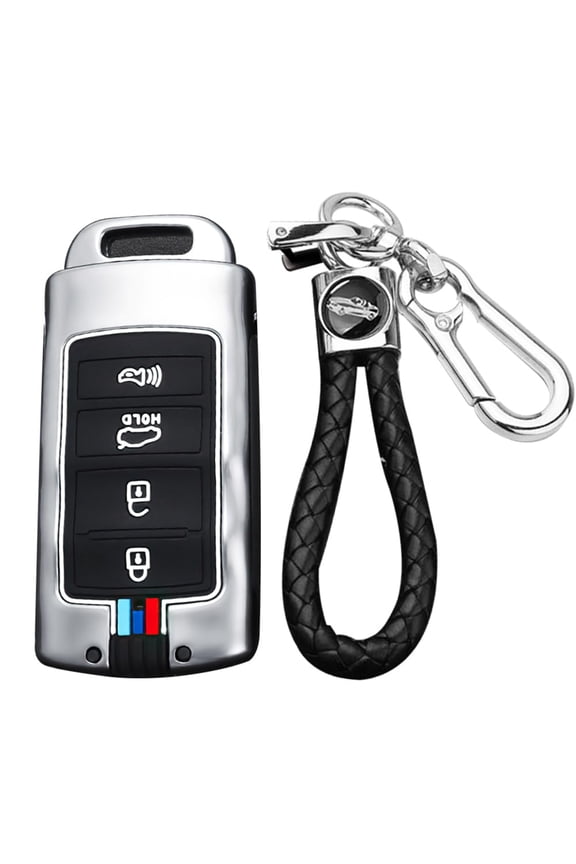 Key Fob Case Cover Fit For KIA Cadenza K9 K7 key keychain Key Housing Key Accessories Protector 4 button Metal Keychain