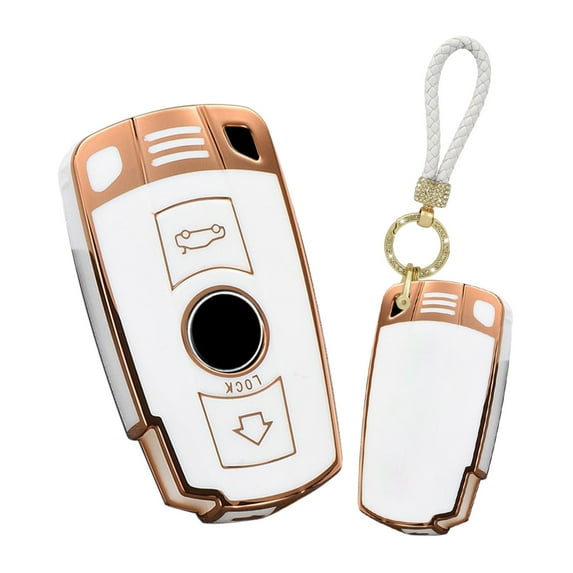 Key Fob Case Fit for BMW M3 2009-2013 Soft TPU Car Key Cover for 1 3 5 Series E90 E92 E93 X5 X6 Z4 E90 Car Accessories