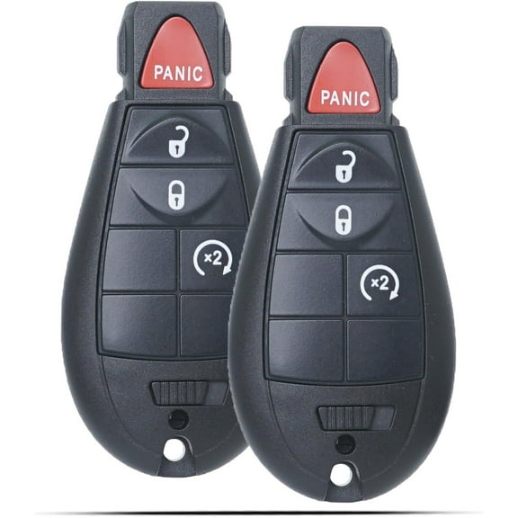 Key Fob Compatible with Jeep Cherokee 2014 2015 2016 2017 2018 2019 2020 2021 Keyless Entry Remote Control Key Replacement 68105083 4A Chip (Pack of 2)