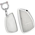 thumbnail image 1 of Key Fob Cover Compatible with Chevrolet Silverado 1500 Traverse Equinox GMC Sierra 1500 Buick Envision 2025-2026 Keychain Case Holder Protector,4 Button D White, 1 of 9