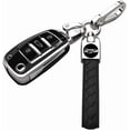 thumbnail image 1 of Key Fob Cover Compatible with Fit for Audi A3 A4 A6 RS3 S1 S3 Q3 Q5 Q7 TT, Keychain, Soft TPU, 360 Protection, Key Case, Remote Key Holder, Keychain Case Holder Protector,Black, 1 of 7