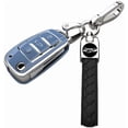 thumbnail image 1 of Key Fob Cover Compatible with Fit for Audi A3 A4 A6 RS3 S1 S3 Q3 Q5 Q7 TT, Keychain, Soft TPU, 360 Protection, Key Case, Remote Key Holder, Keychain Case Holder Protector,Blue, 1 of 8