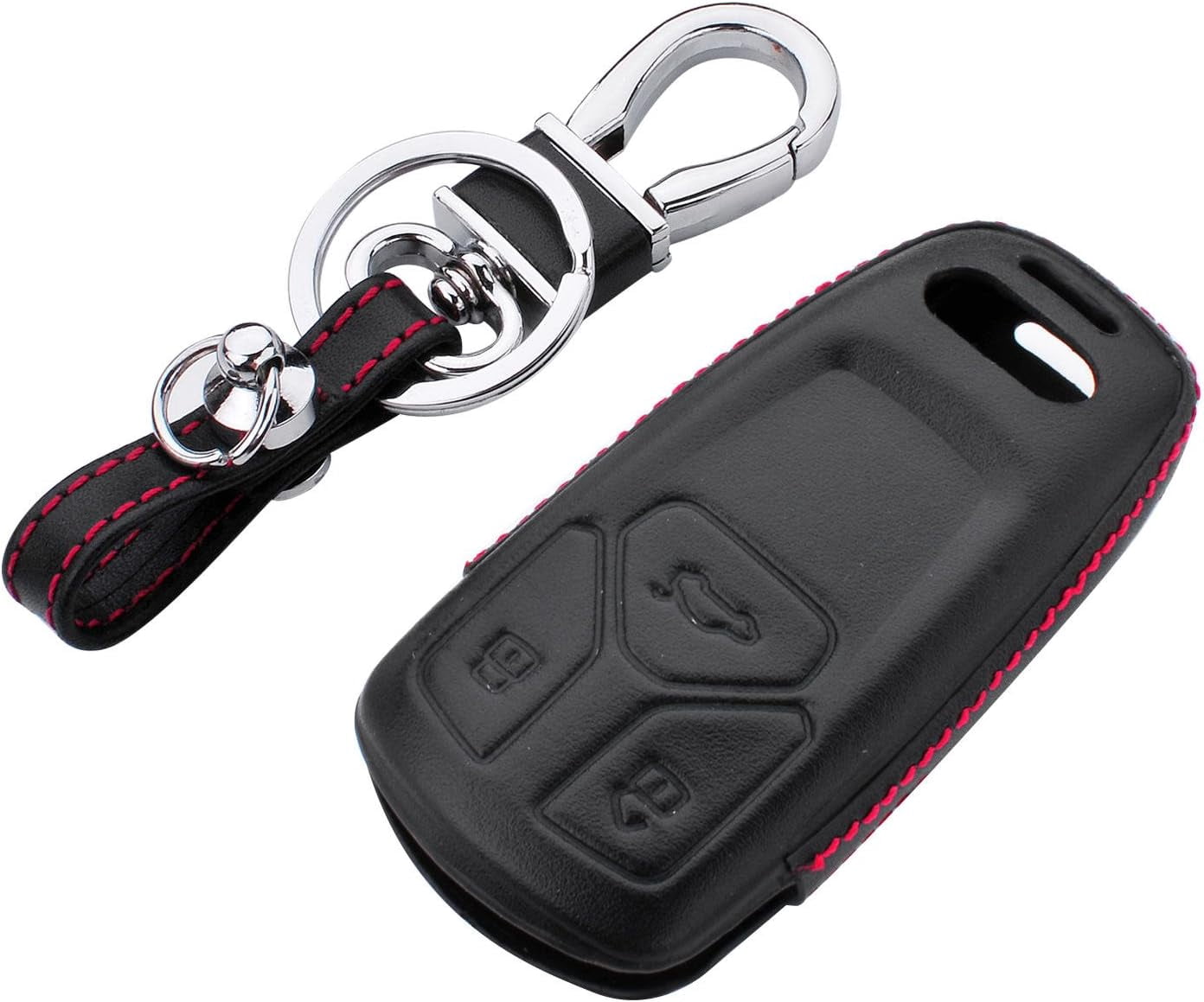 Key Fob Cover Compatible with Fit for Audi A4 A4L A5 A6 A7 A8 Q5 Q7 R8 ...