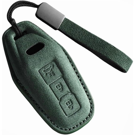 Key Fob Cover Compatible with Fit for Audi A5 Sedan E-Hybrid S5 A6 S6 Avant Q6 SQ6 Sportback E-tron Q5 SQ5 SQ6 SUV 2025, Premium Suede Imported Leather Key Holder 3 Buttons-A1 Black Keychain Case Ho