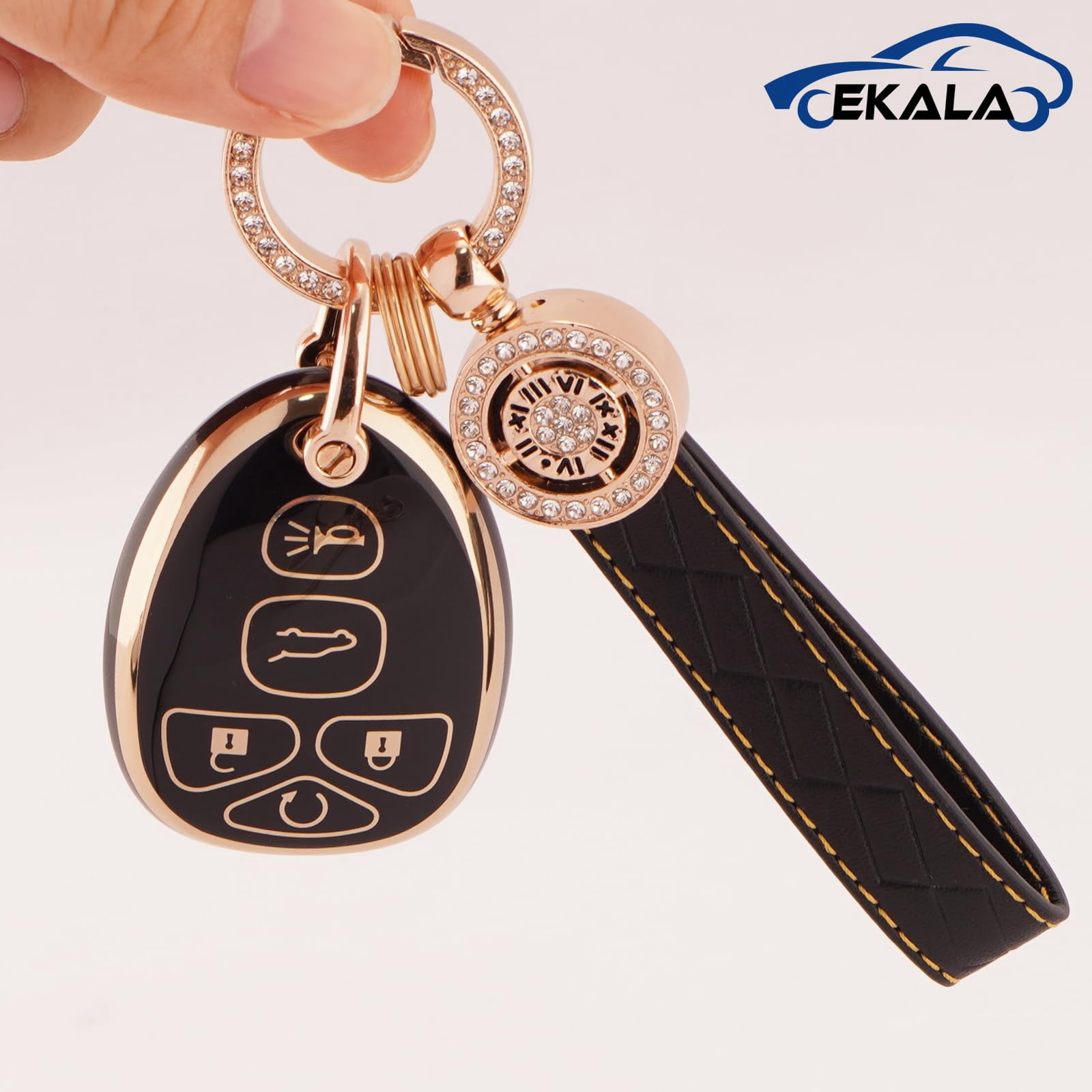 Key Fob Cover Compatible with Fit for Chevy Traverse Tahoe Suburban GMC ...