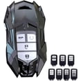thumbnail image 1 of Key Fob Cover Compatible with Fit for Honda Civic Fit Accord Pilot Bin Chi Odyssey CR-V CRV URV XRV, 2/3/4 Buttons, Keychain Case Holder Protector,Grey, 1 of 5
