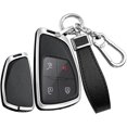 thumbnail image 1 of Key Fob Cover Compatible with GMC Acadia Denali Yukon Terrain Buick Envision Avenir Chevrolet Equinox Traverse Tahoe 2021-2026 4 Button Keychain Case Holder Protector, 1 of 6