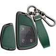 thumbnail image 1 of Key Fob Cover Compatible with GMC Acadia Denali Yukon Terrain Buick Envision Avenir Chevrolet Equinox Traverse Tahoe 2021-2026 4 Button Keychain Case Holder Protector, 1 of 6