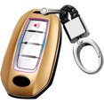 thumbnail image 1 of Key Fob Cover Compatible with Fit for Infiniti Q50 Q60 QX50 QX55 QX60 EX25 EX35 FX35 FX45 FX50 EX37 2018-2025 ABS Keychain, 1 of 7