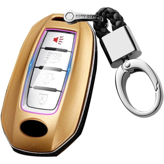 Key Fob Cover Compatible with Fit for Infiniti Q50 Q60 QX50 QX55 QX60 EX25 EX35 FX35 FX45 FX50 EX37 2018-2025 ABS Keychain