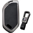 thumbnail image 1 of Key Fob Cover Compatible with Kia Telluride Sorento K3 K4 K5 K5GT-LINE K8 Sportage Carnival EV6 EV9 Picanto Morning 2022-2026 5 Button Keychain Case Holder Protector,C Black, 1 of 9