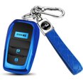 thumbnail image 1 of Key Fob Cover Compatible with Toyota Camry 4Runner RAV4 Tundra Tacoma Corolla Grand Highlander 2025-2026 3/4 Button TPU Keychain Case Holder Protector,blue, 1 of 6